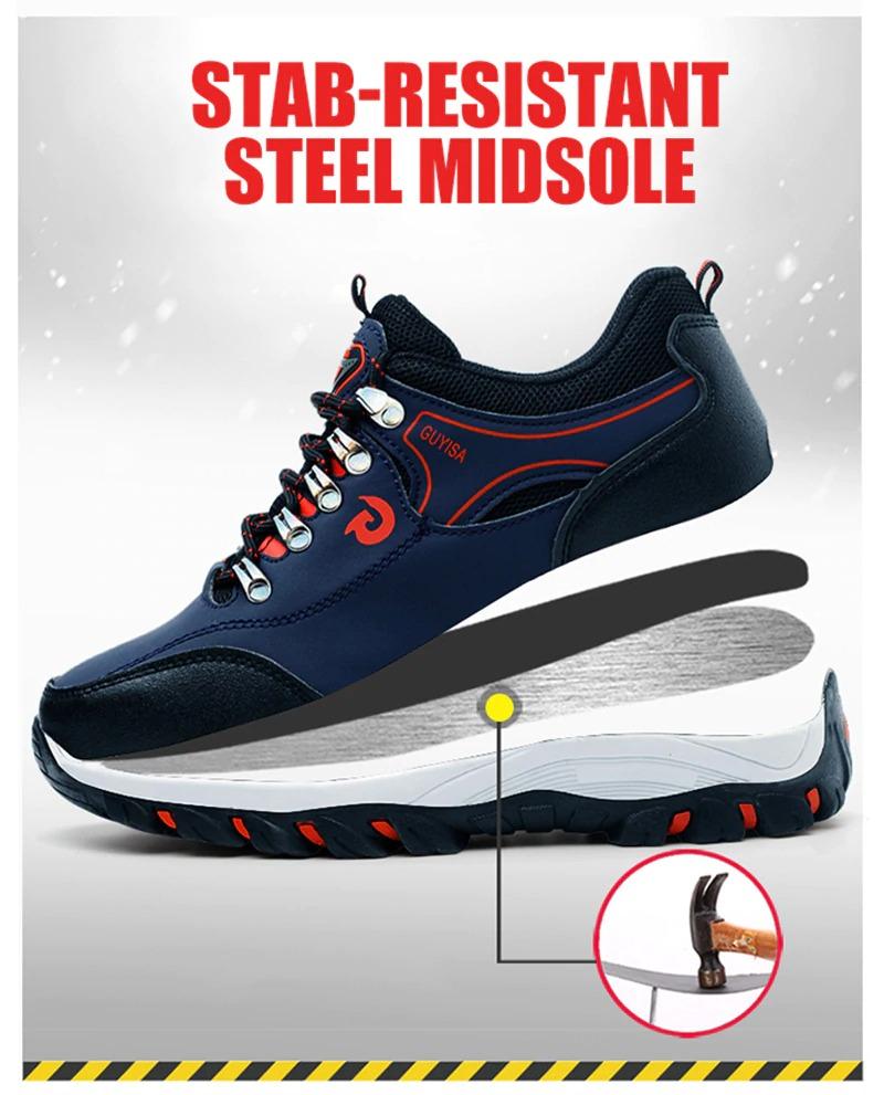Breathable Work Sneakers Steel Toe