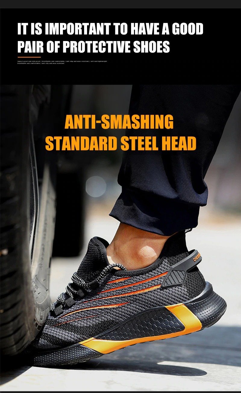 Shoes Anti-puncture Working Sneakers